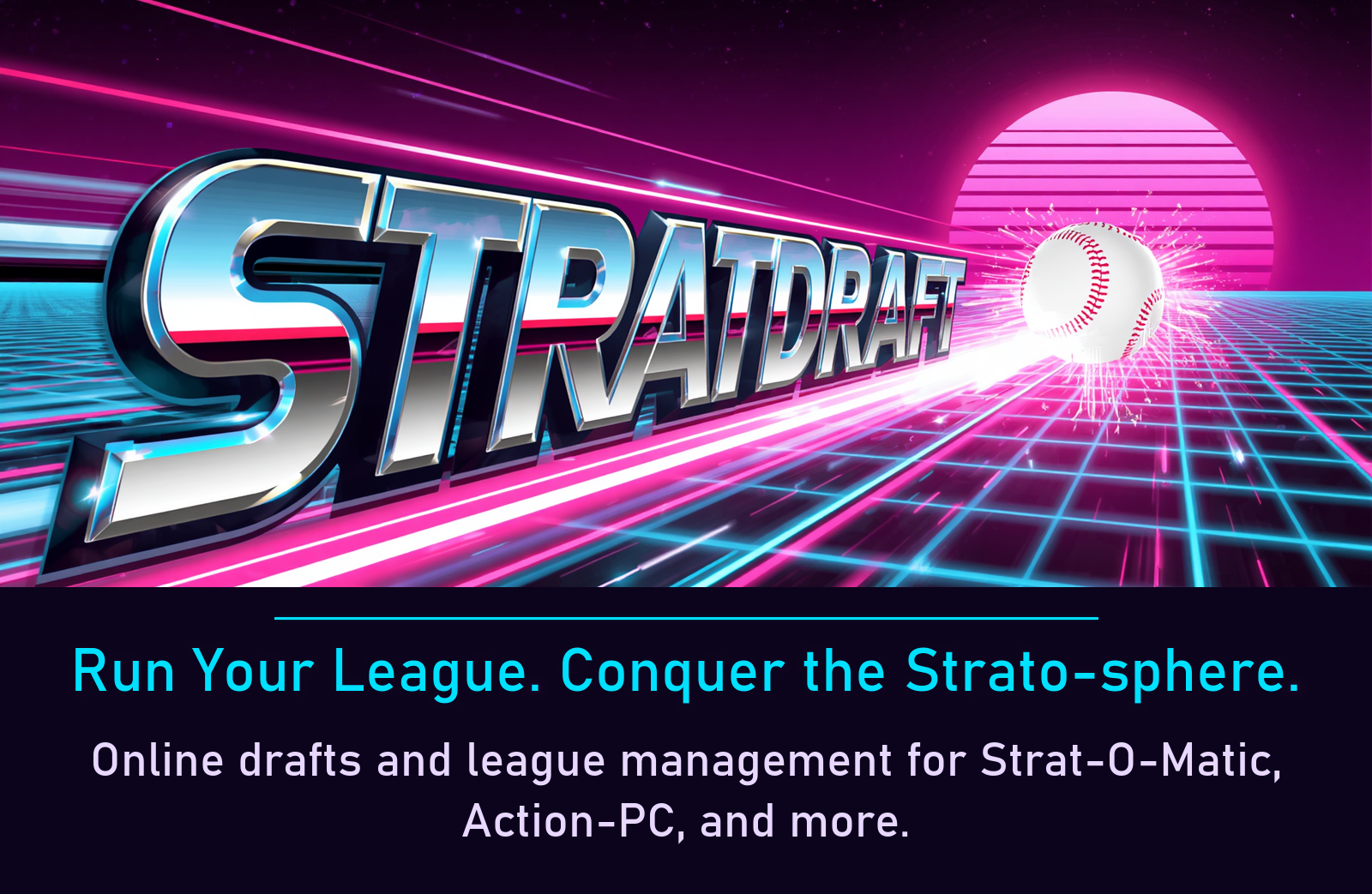 StratDraft - Run Your League. Conquer the Strato-sphere.